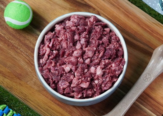 Beef Hearts Mince Raw Dog Food